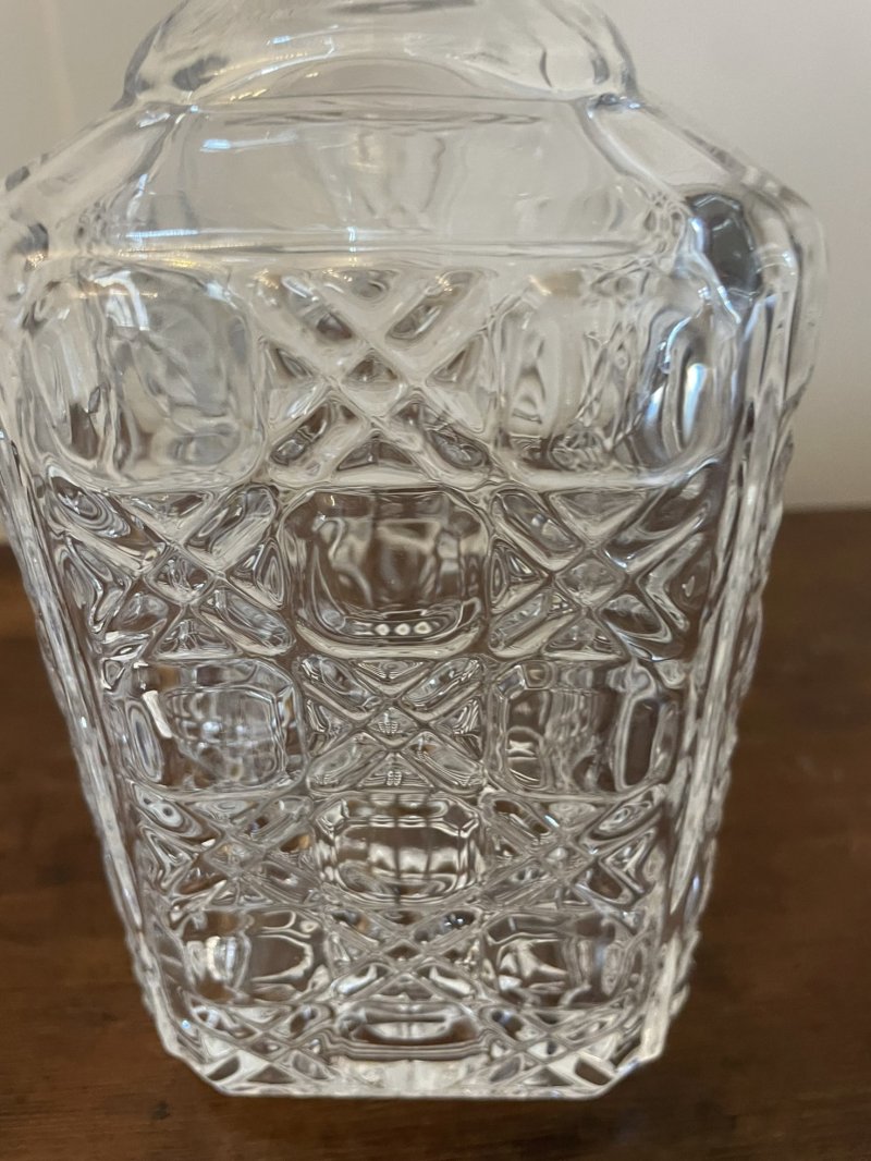 Antique Edwardian Quality Cut Glass Decanter - Image 8